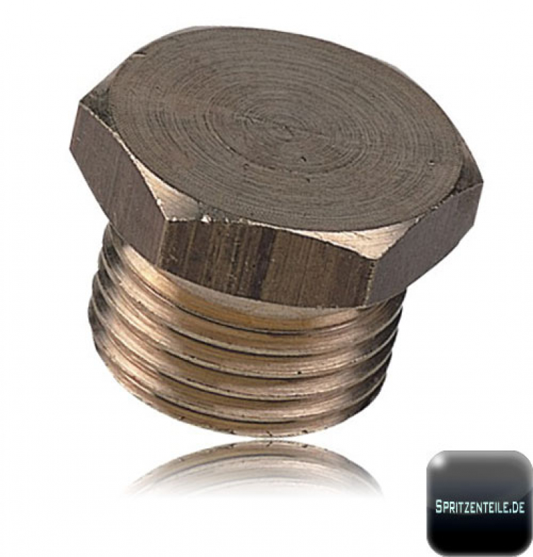 Sealing plug with external thread