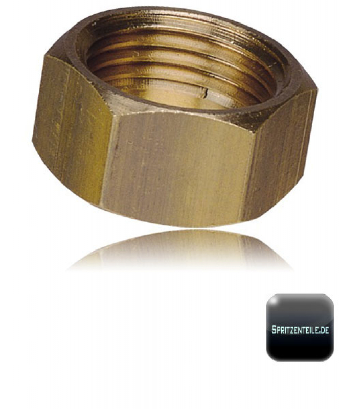 Brass plug with internal thread