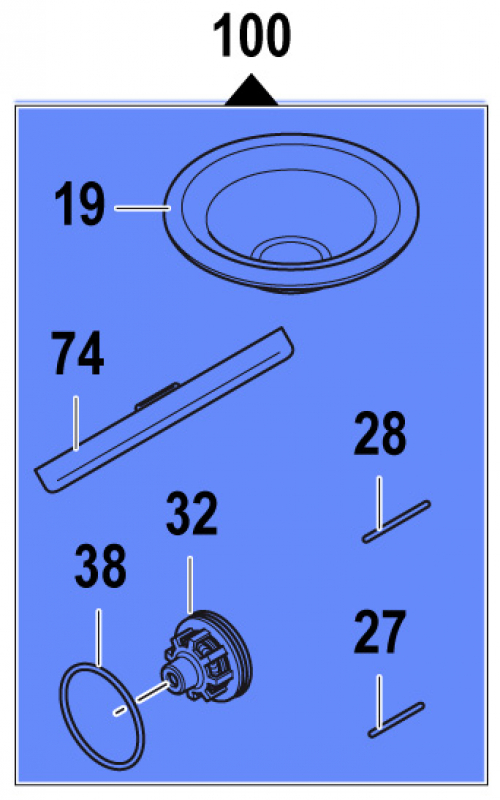 Maintenance Kit 5026018000 for Comet Pump APS 145
