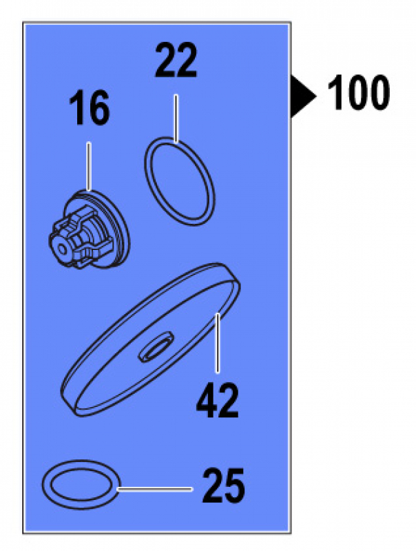 Wartungskit 5026024500 für Comet Pumpen APS 31-41