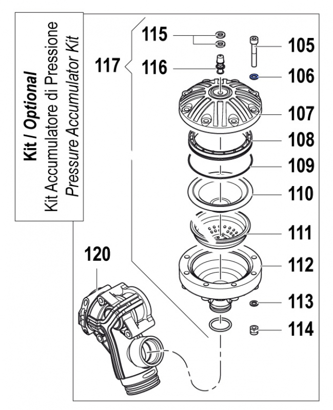 Washer for Comet pump BPS 300