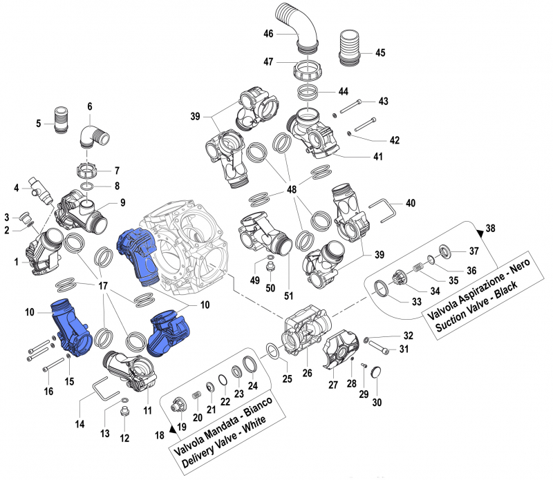 Delivery Elbow Tail for Comet BPS 300