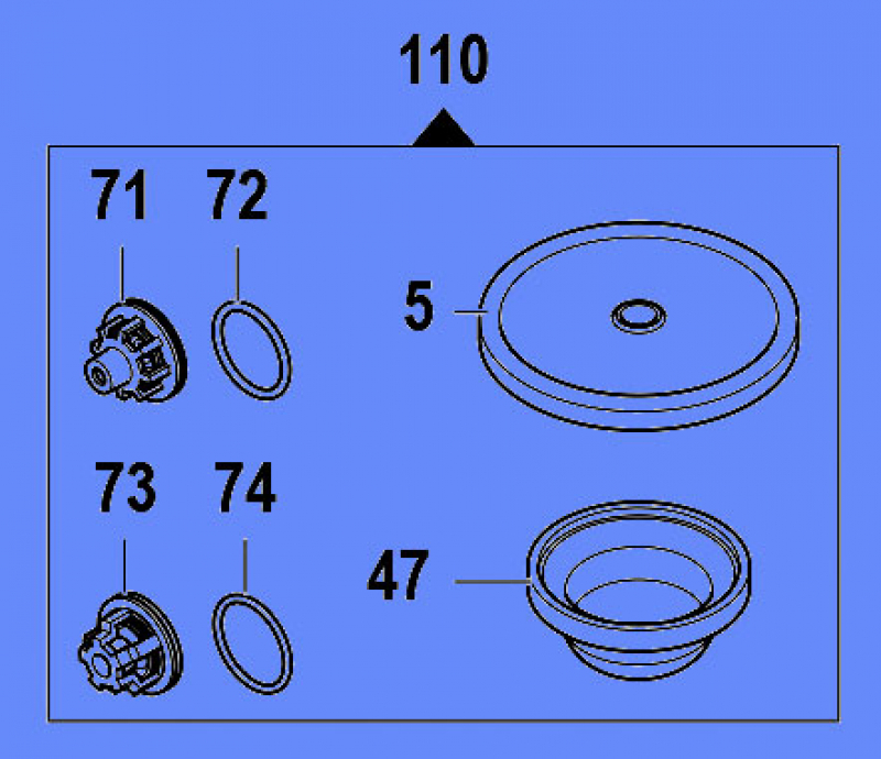Maintenance Kit 5026036700 for Comet Pumps IDS 1201-1401