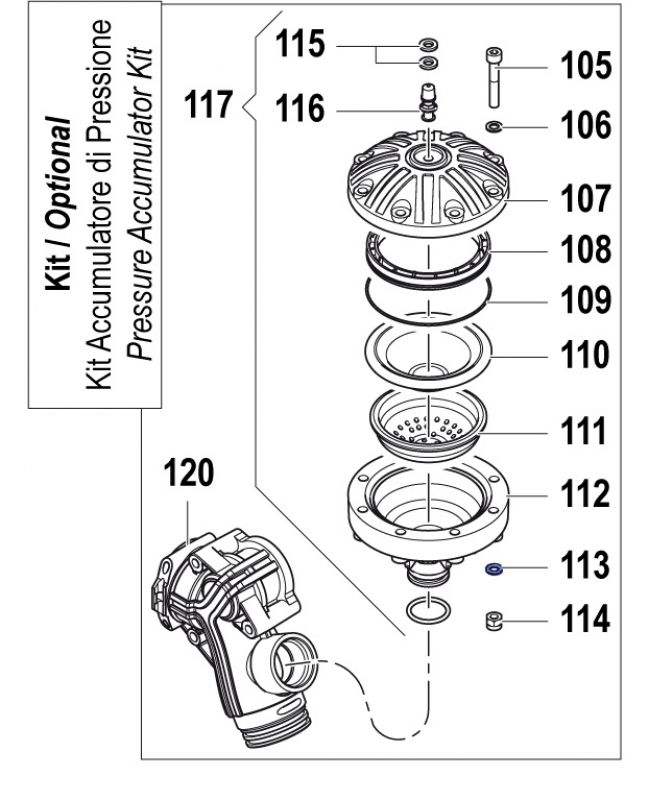 Washer for Comet pump BPS 300