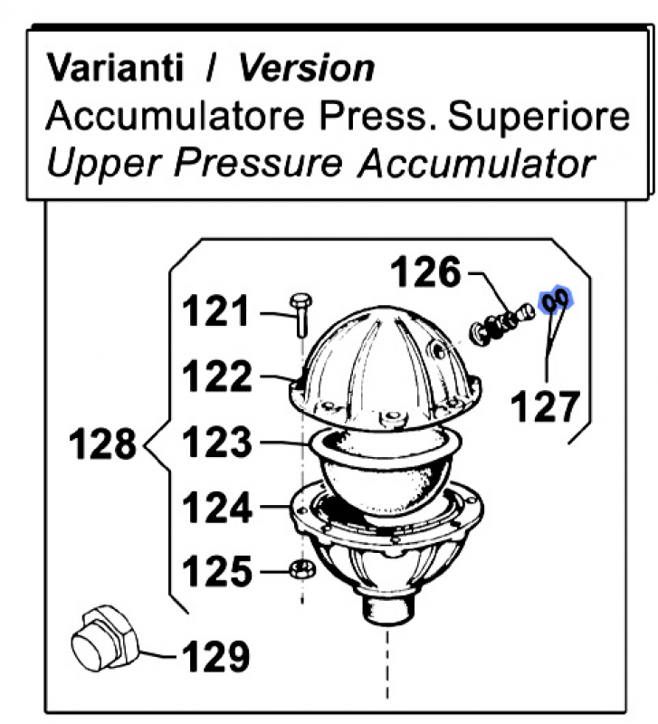 Gasket 1209003300 for Comet Pumps IDS 1501-1701-2001
