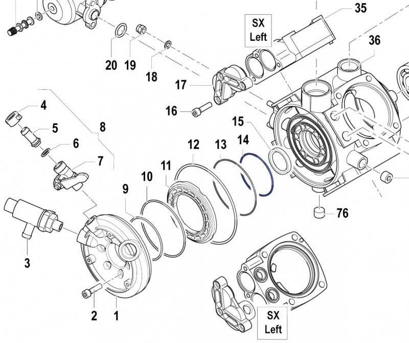 O-Ring 1210034700 for Comet Pump APS 96