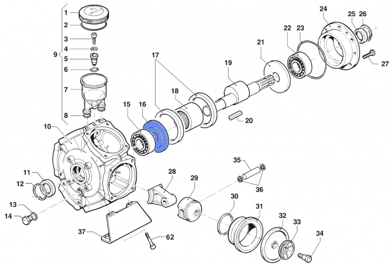 Connecting Rod Washer 2813000500 for Comet BP 205 K