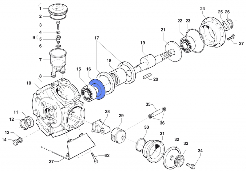 Connecting Rod Washer 2813000500 for Comet BP 241-281 K