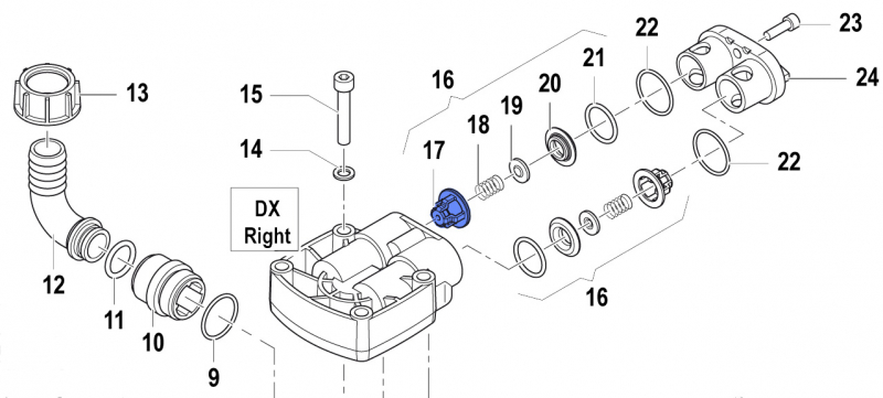 Valve Cage 1205003500 for Comet Pumps APS 31-41