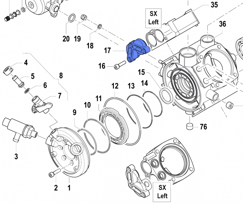 Plug 3202019700 for Comet Pump APS 96