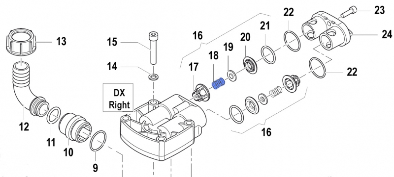 Valve Spring 1802017700 for Comet Pumps APS 31-41