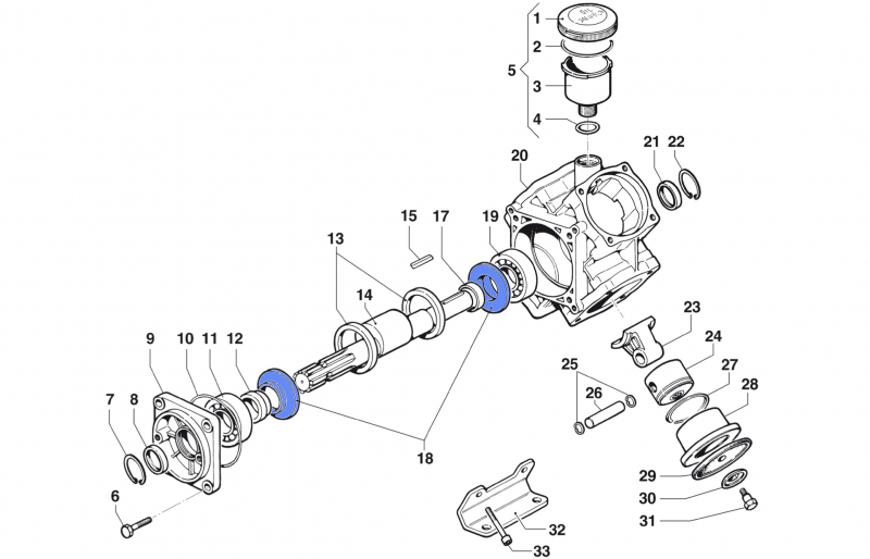 Pleuelscheibe 2813003600 für Comet Pumpe BP 151-171 K