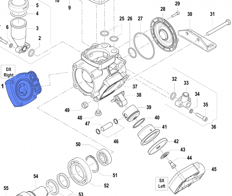 Pump Manifold 3218030800 for Comet Pumps APS 31-41