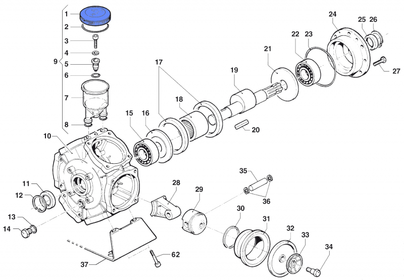 Compensator Cover for BP 241 - 281 K
