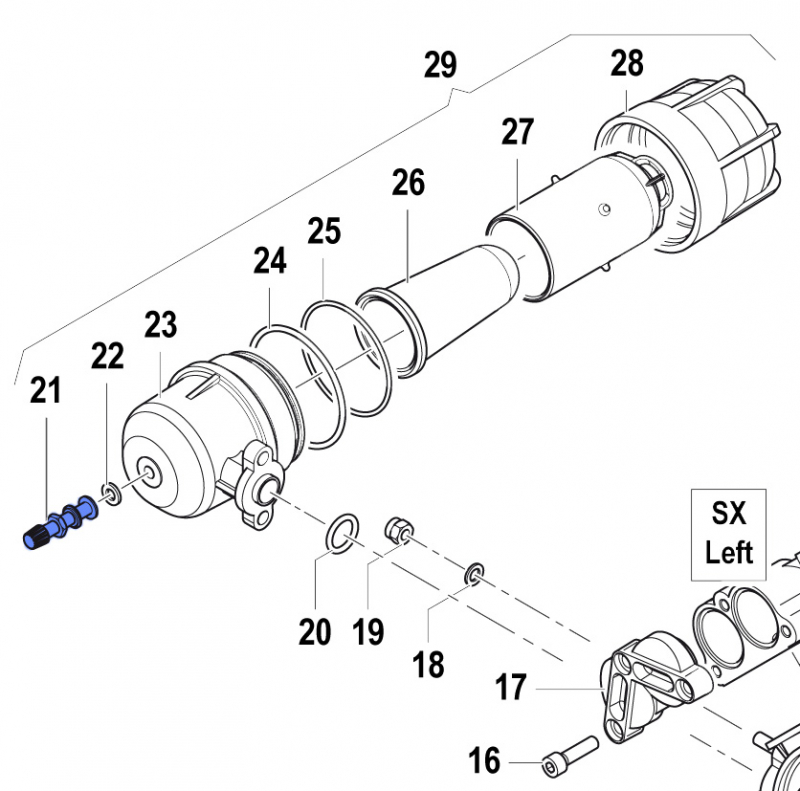 Air Valve 3610000300 for Comet Pump APS 96