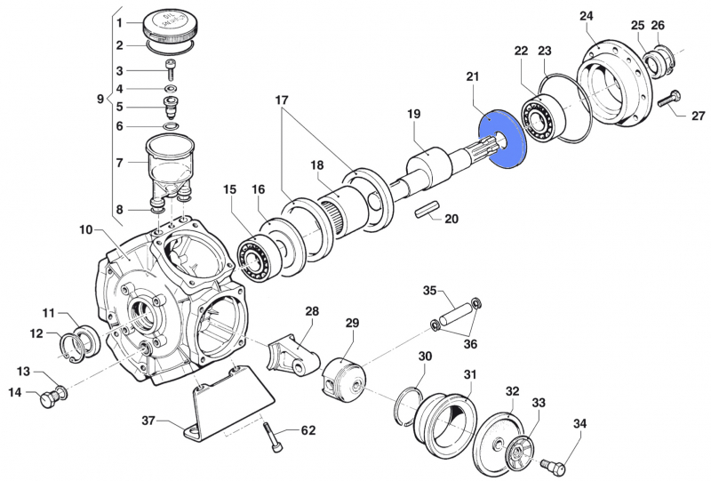 Connecting Rod Washer 2813000500 for Comet BP 205 K