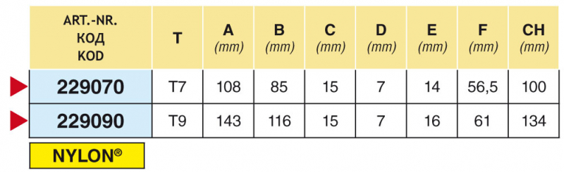 Arag Drain union with T7 | T9 fork coupling