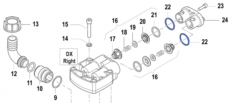 O-Ring 1210001500 for Comet Pumps APS 31-41