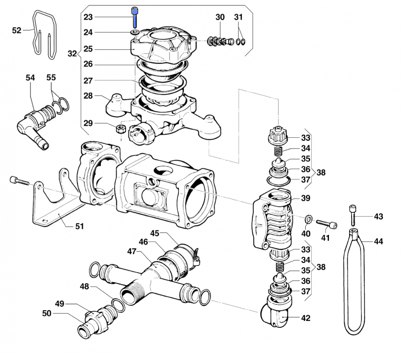 Screw for pressure accumulator BP60K