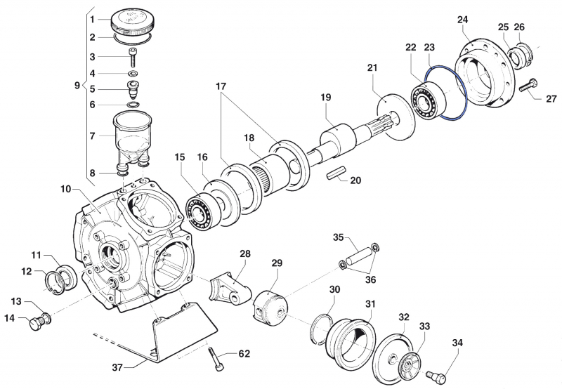 O-Ring 1210038900 für Comet Pumpe BP 214-281 K