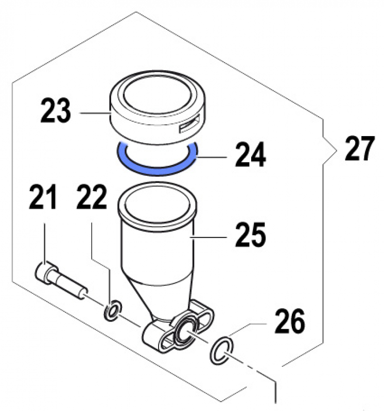 O-Ring 1210020000 for Comet Pumps APS 51-61-71