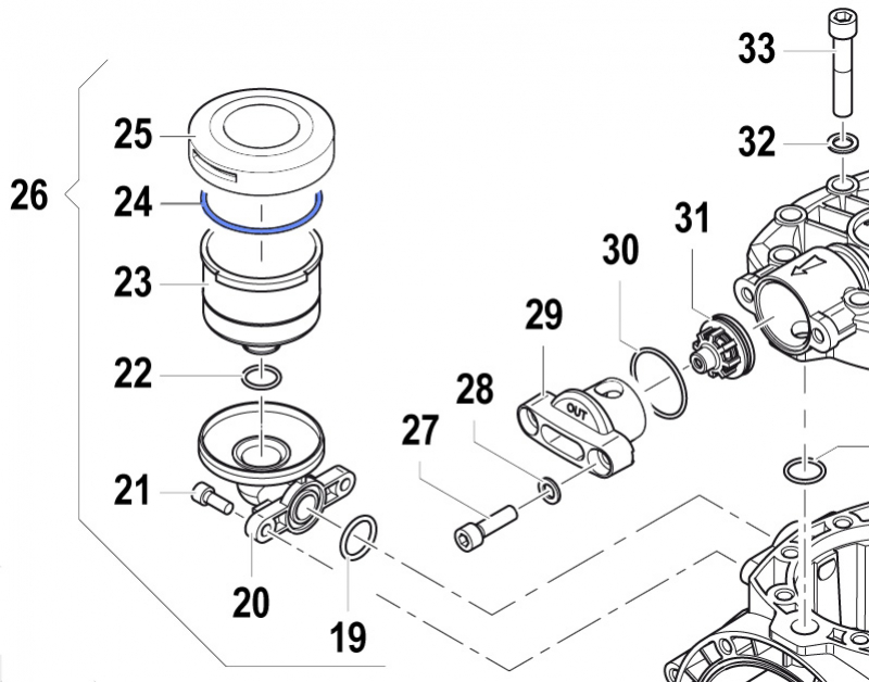 Comet O-Ring für Comet APS 101-121 K