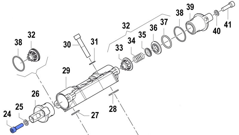 Schraube 3609000900 für Comet Pumpe APS 145
