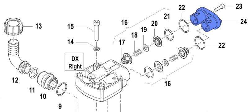 Valve Plug 3202025900 for Comet Pumps APS 31-41