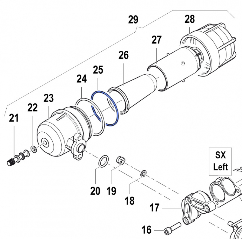 O-Ring 1210013200 for Comet Pump APS 96