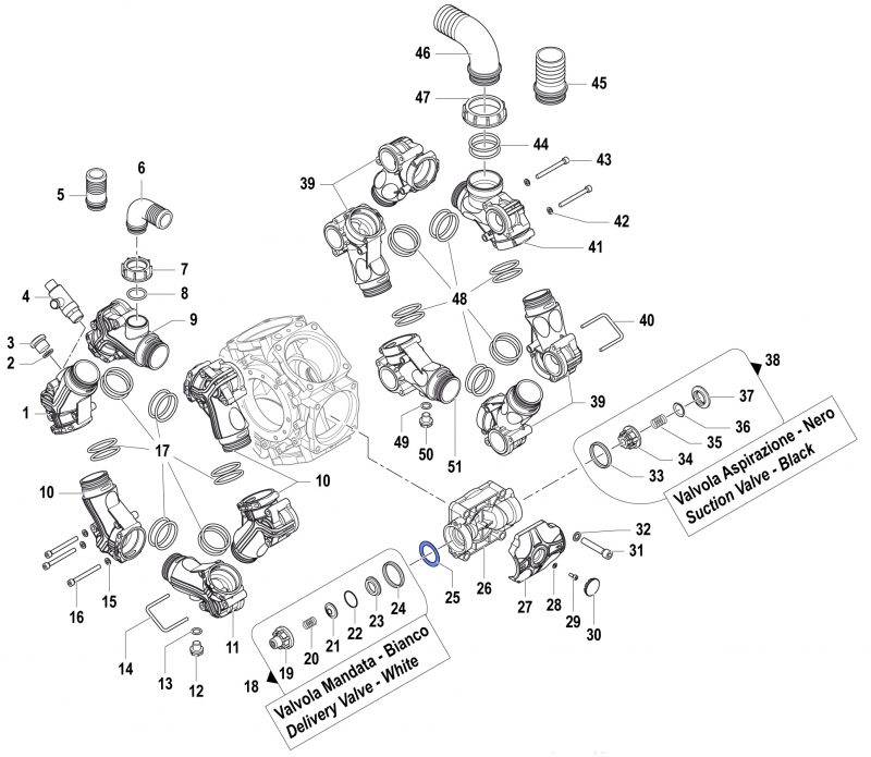 Comet Spacer for pump BPS 300