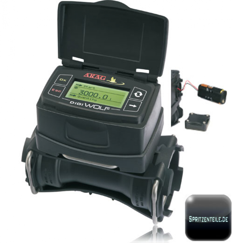 ARAG Flow meter DigiWolf with fork connection for control units