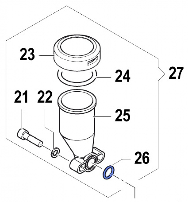 O-Ring 1210039000 for Comet Pumps APS 51-61-71