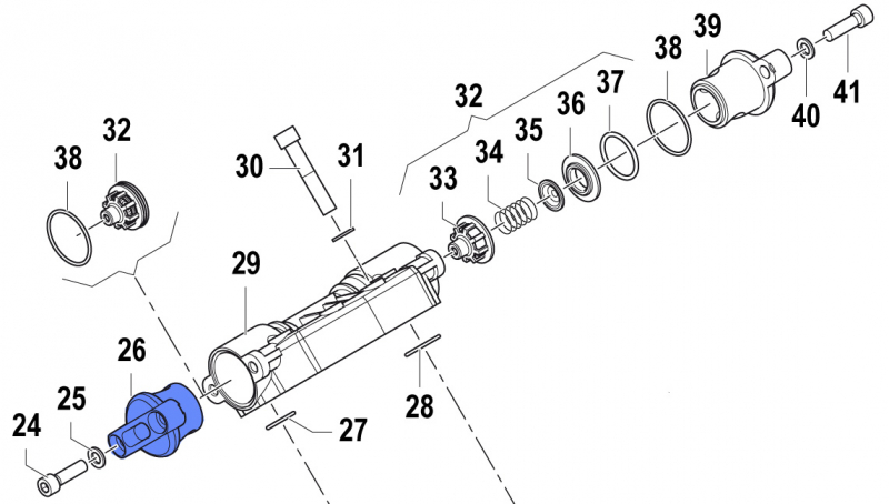 Plug 3202021800 for Comet Pump APS 145