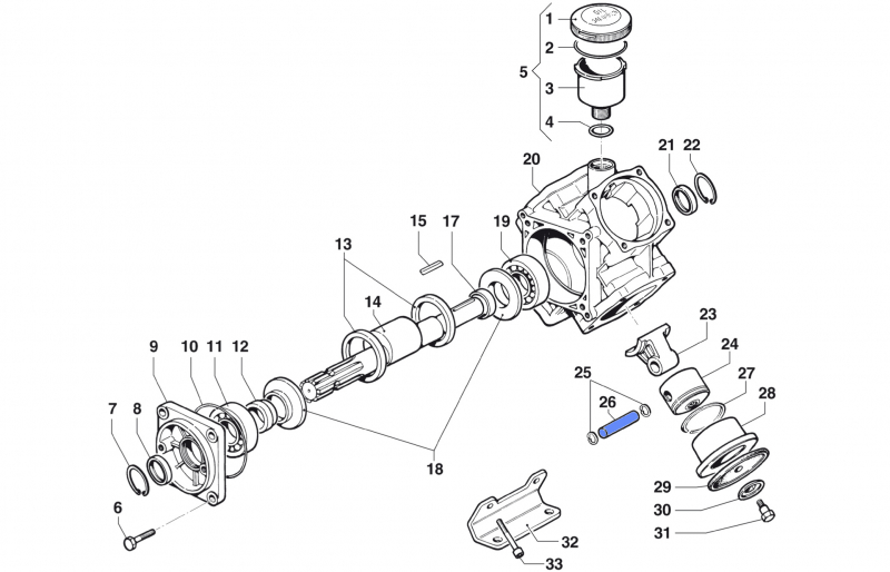Kolbenbolzen 3011000100 für Comet BP 151-171 K
