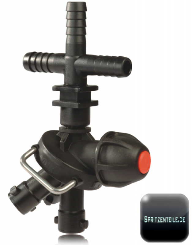 Arag triple nozzle holder with check valve