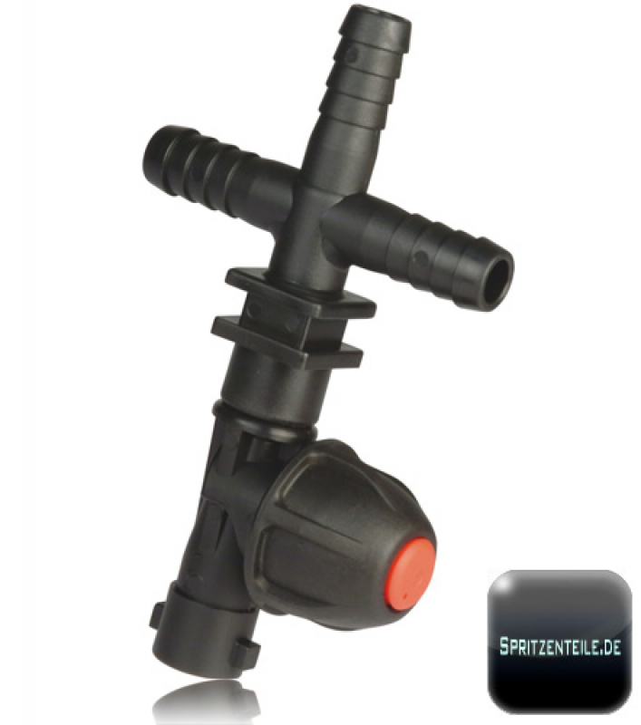 Arag nozzle holder with triple hose connection