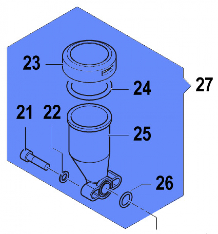 Volumetric Compensator Kit 1208001300 for Comet APS 51-61-71