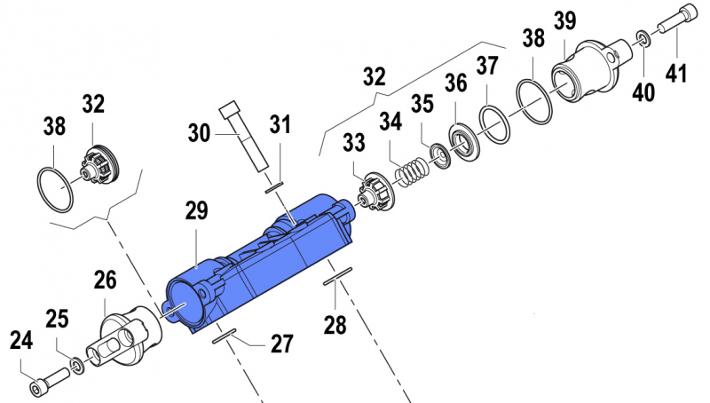 Pump Manifold 3218009900 for Comet Pump APS 145