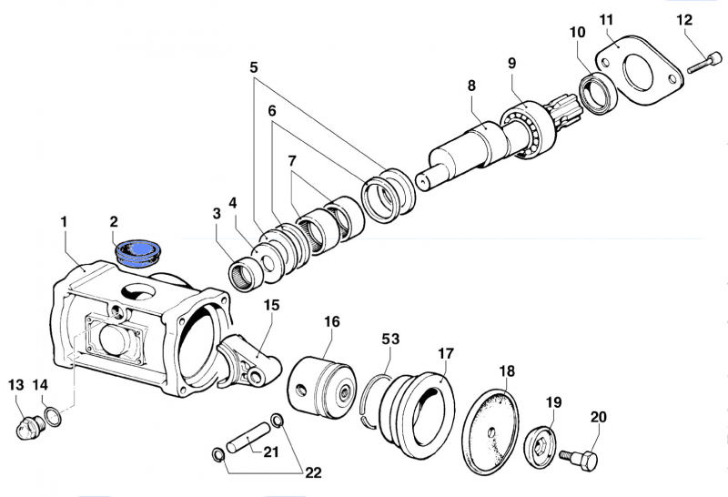 Membrane Volumenausgleich für Comet Pumpe BP 60 K