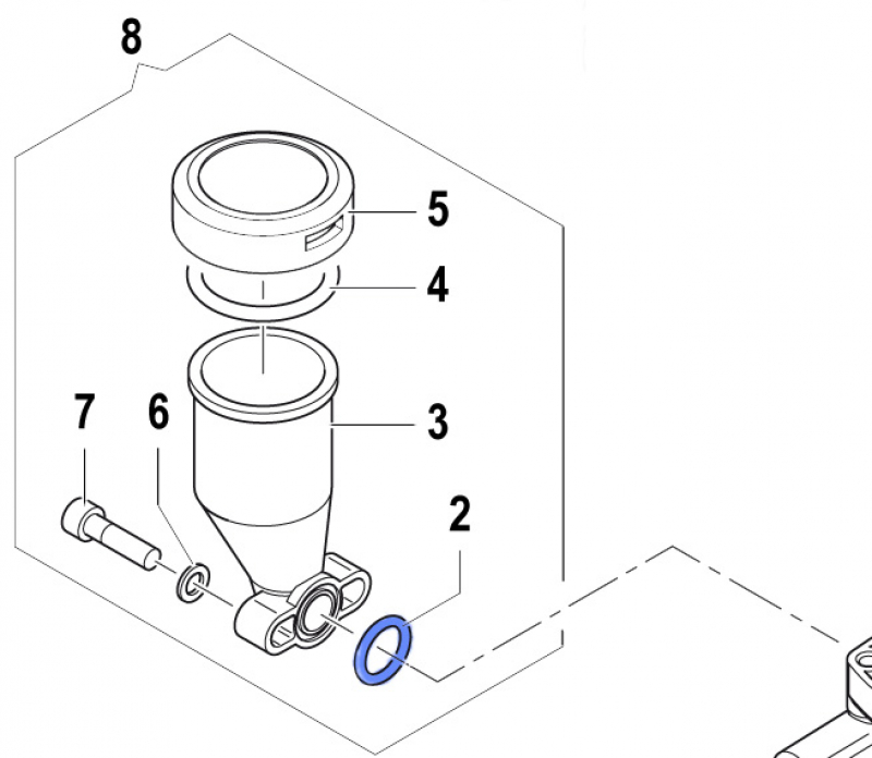 O-Ring 1210039000 für Comet Pumpen APS 31-41