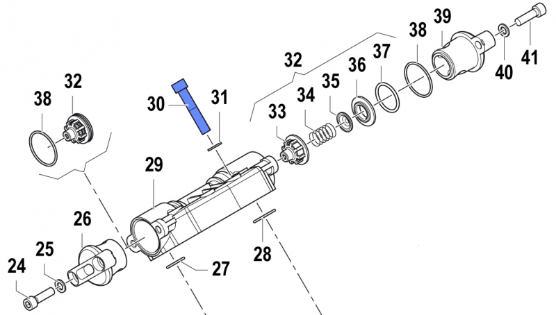 Schraube 3609005700 für Comet Pumpe APS 145