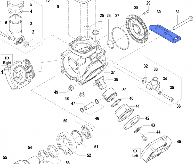 Pump Mounting Bracket 2400008900 for Comet Pumps APS 31-41