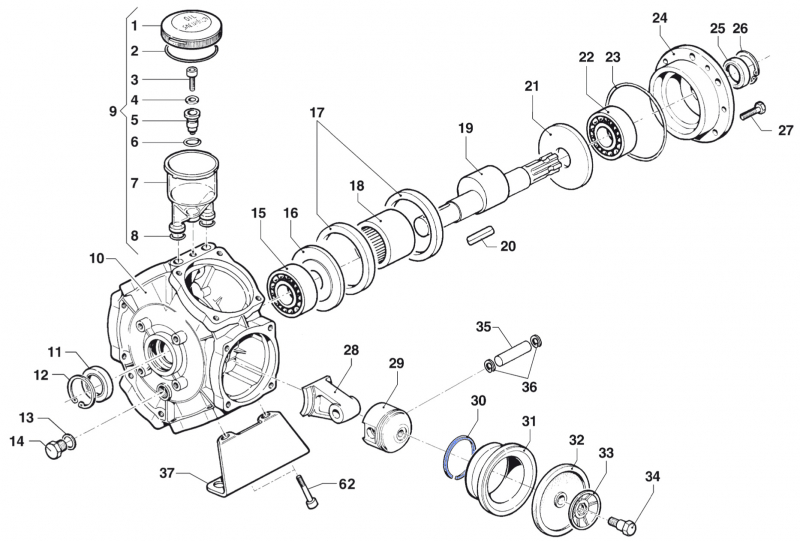 Compression Ring 0020000100 for Comet BP 205 K
