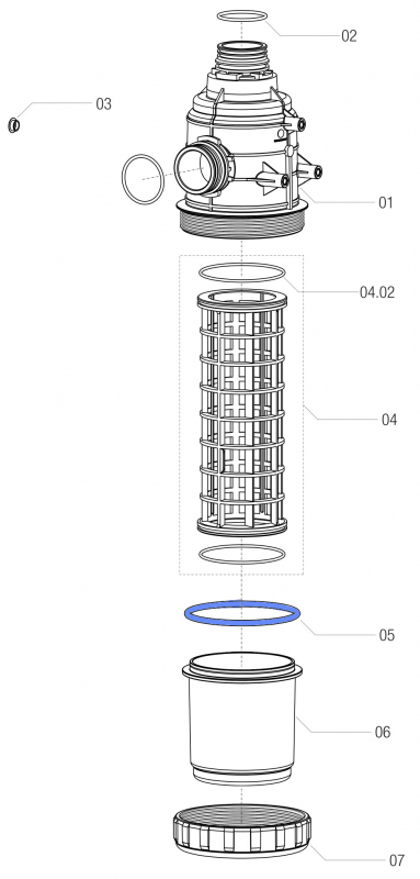 Arag O-Ring 314000050 for Filter Body Series 314