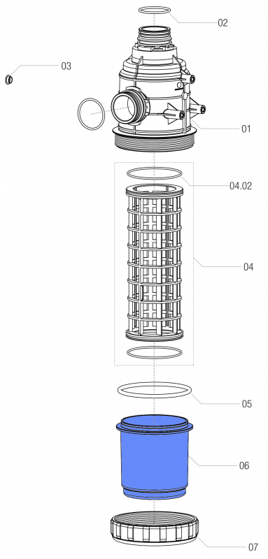 Arag Filter Bowl 3142000020 series 314