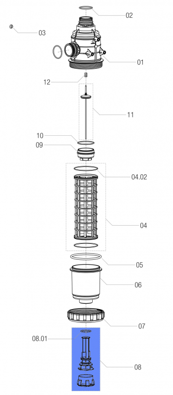 Arag Filter Valve 3142400060 for Serie 314 and 313