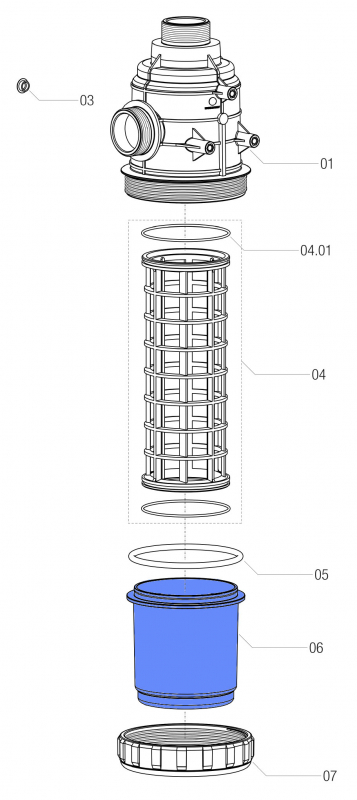 Arag Filter Bowl 3172000020 series 317