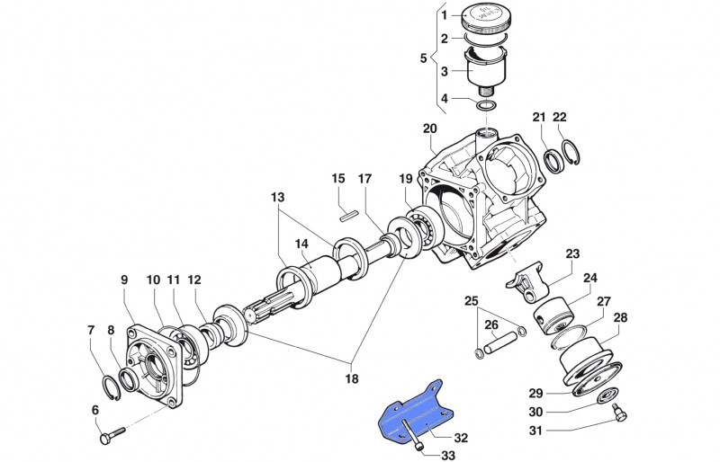 Pump Mounting Bracket 2400006400 for Comet BP 151-171 K