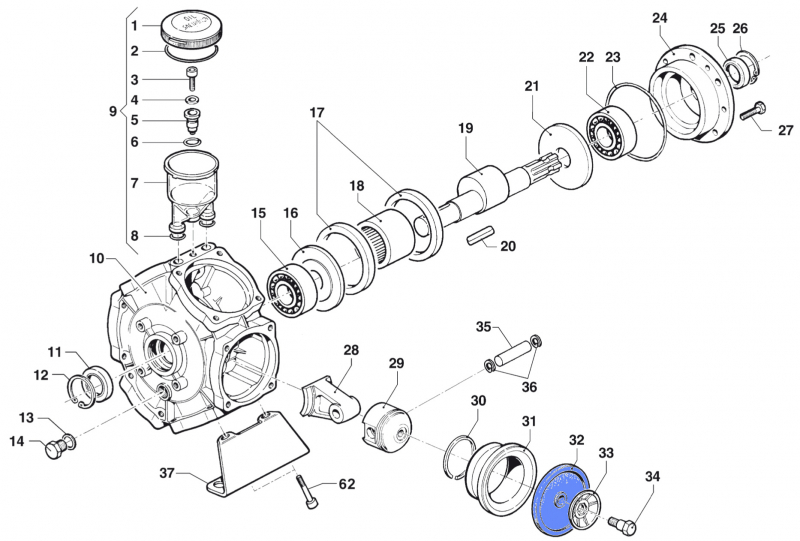 Diaphragm 1800000200 for Comet Pump BP 205 K