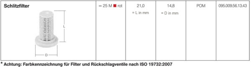 Lechler Slotted Strainer